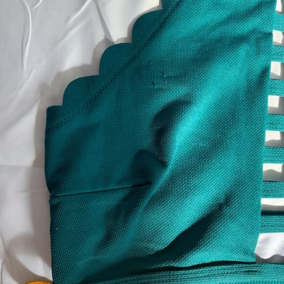 High Neck Swim Bikini Set with Cut Outs - Picture 3 of 9